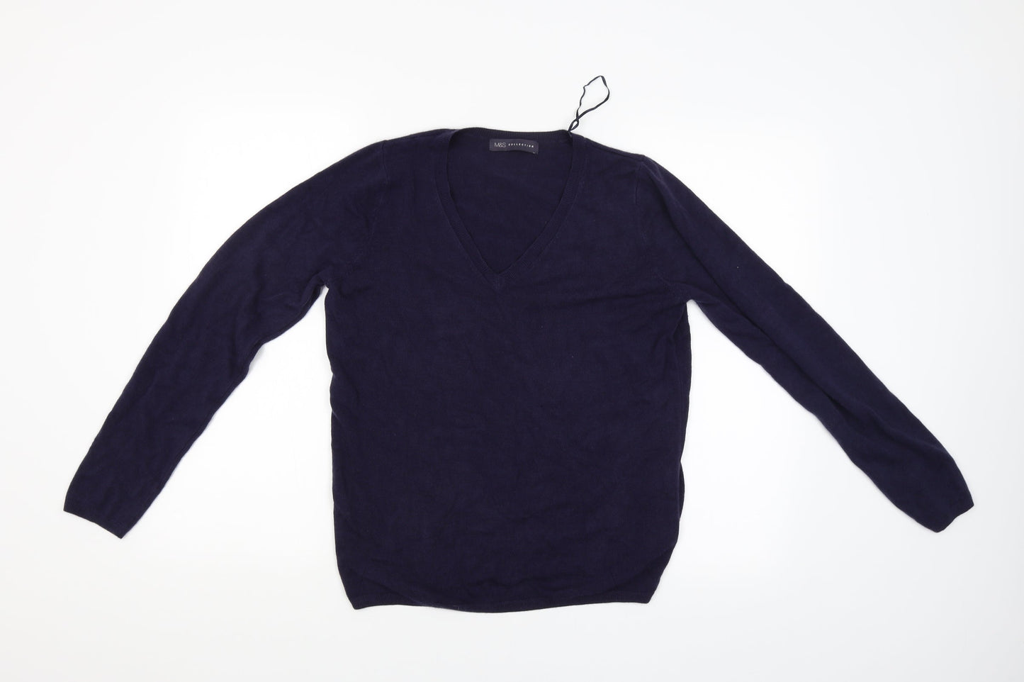 Womens UK Size 16 M&S Blue Pullover Jumper