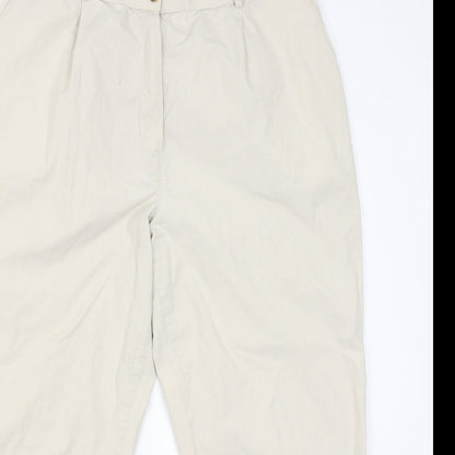 Marks and Spencer Mens Beige   Capri Trousers Size 18 L25 in