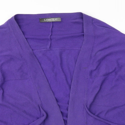 Womens UK Size L Limited Collection Purple Cardigan Jumper