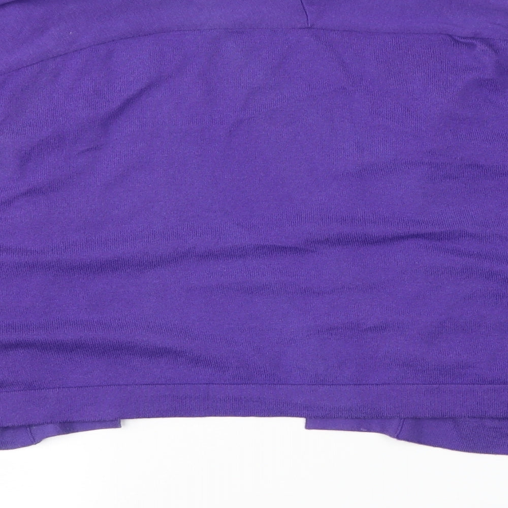 Womens UK Size L Limited Collection Purple Cardigan Jumper