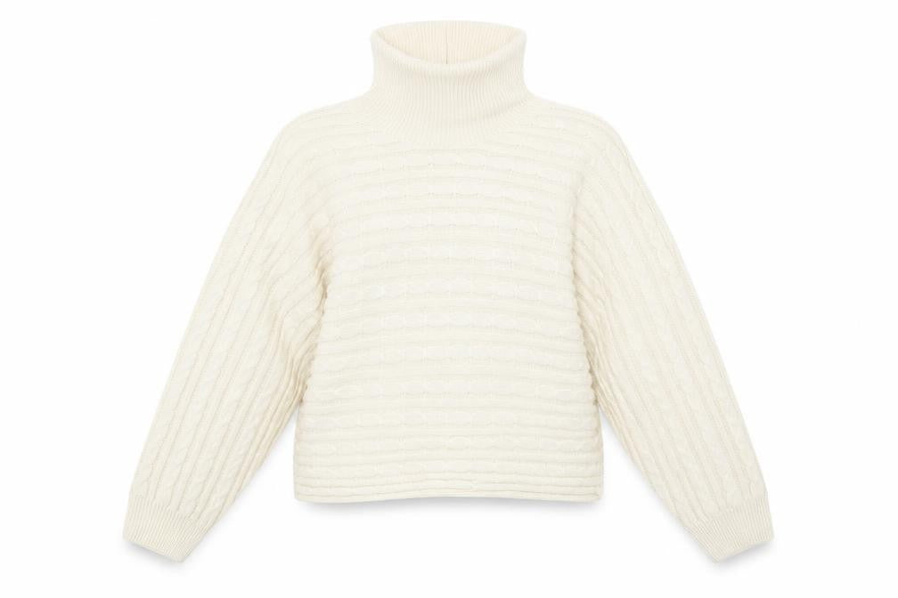 Womens UK Size L New Look Beige Pullover Jumper