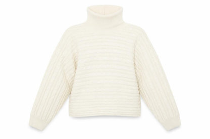 Womens UK Size L New Look Beige Pullover Jumper