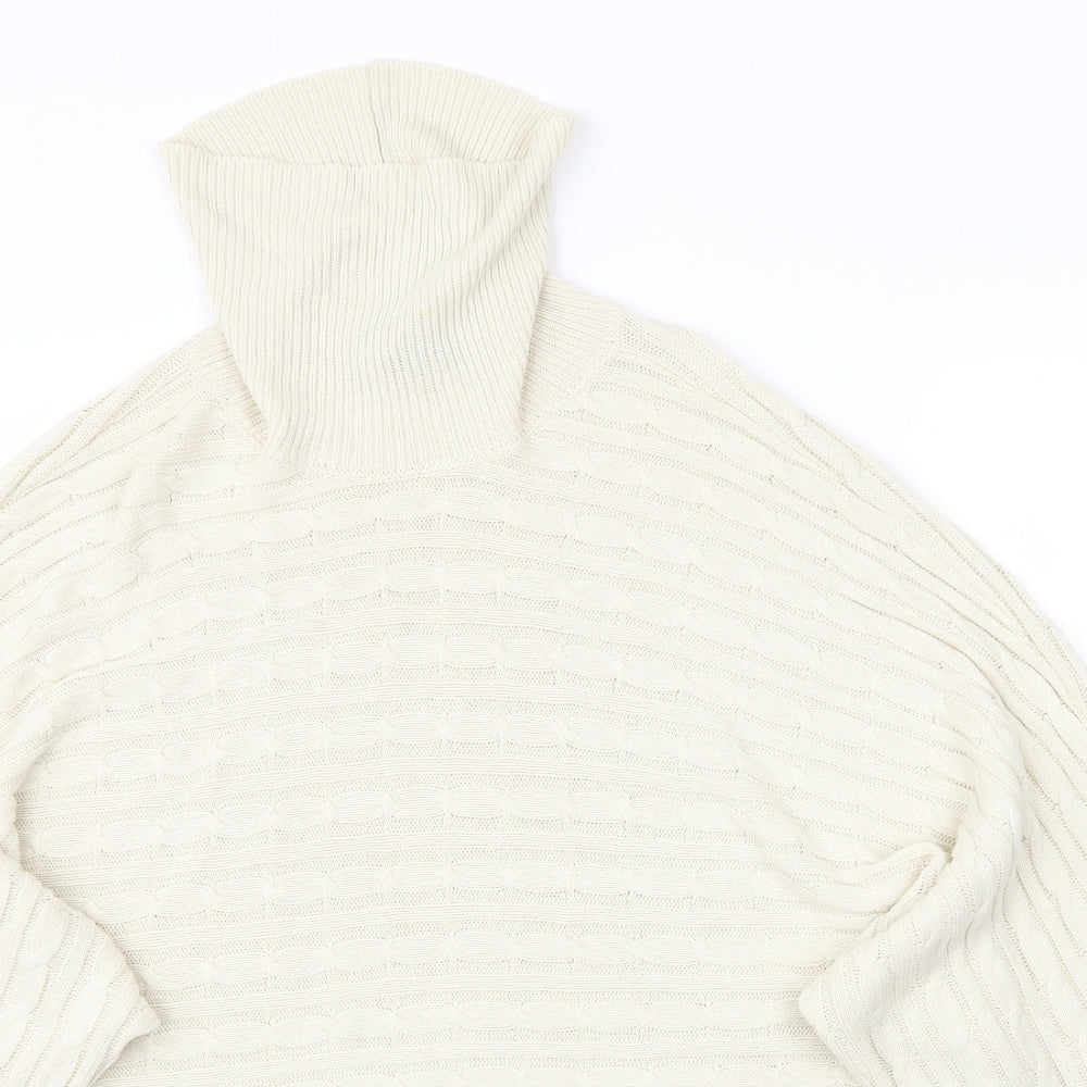 Womens UK Size L New Look Beige Pullover Jumper