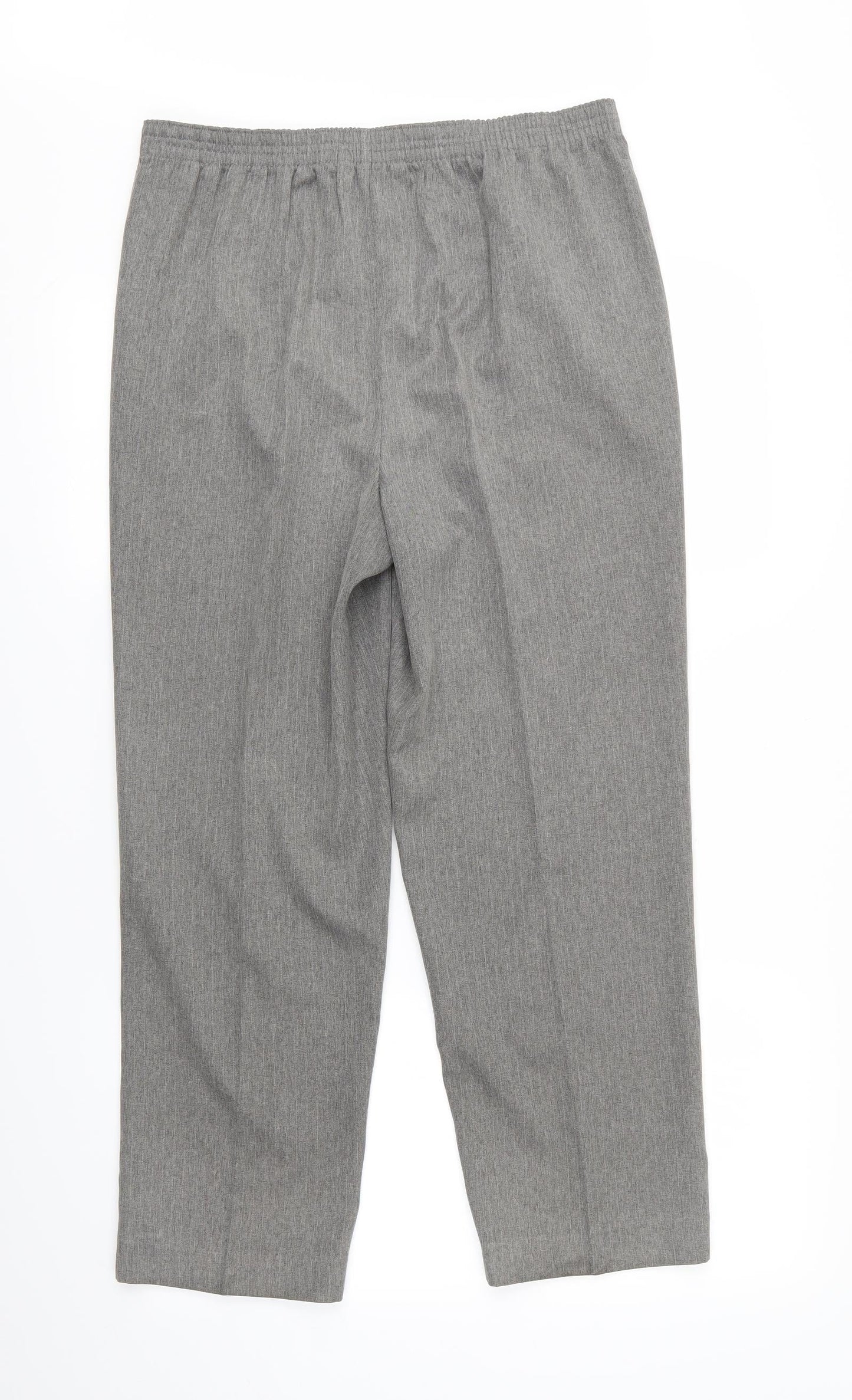 BM Womens Grey   Trousers  Size 10 L30 in