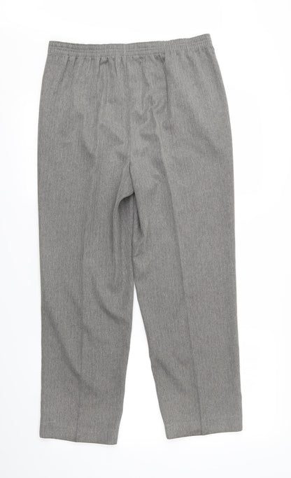 BM Womens Grey   Trousers  Size 10 L30 in