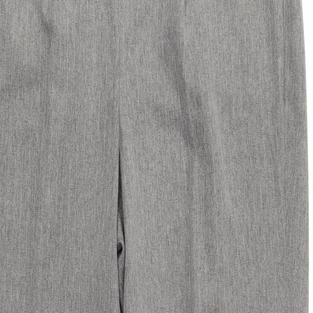 BM Womens Grey   Trousers  Size 10 L30 in