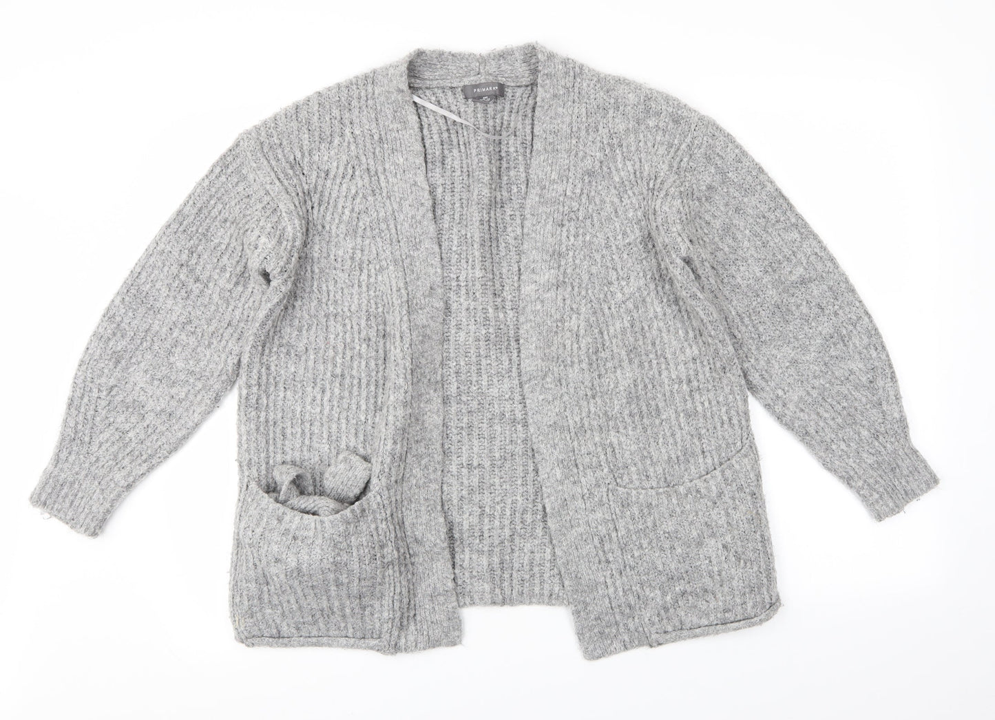Primark Womens Grey   Cardigan Jumper Size 4