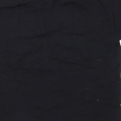 Preworn Girls Black   Basic T-Shirt Size 7-8 Years  - Pop UK