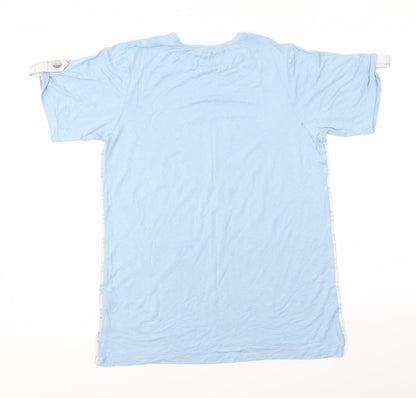 Womens UK Size S Select Blue Basic T-Shirt