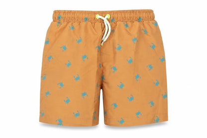 Leigh Tucker Boys Brown   Utility Shorts Size 5-6 Years - swim beach