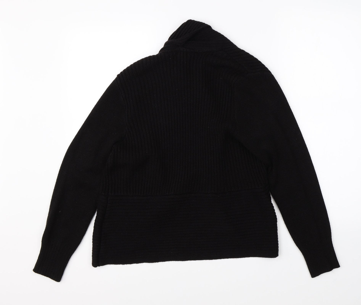 Womens UK Size L H&M Black Cardigan Jumper