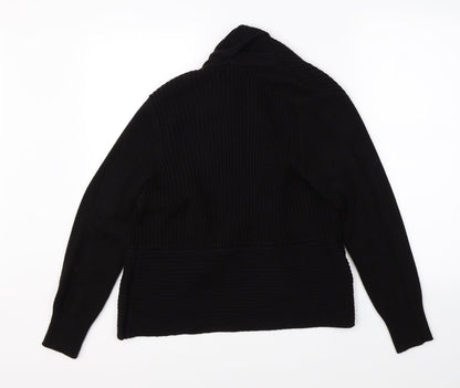 Womens UK Size L H&M Black Cardigan Jumper