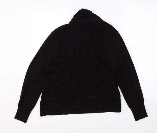 Womens UK Size L H&M Black Cardigan Jumper