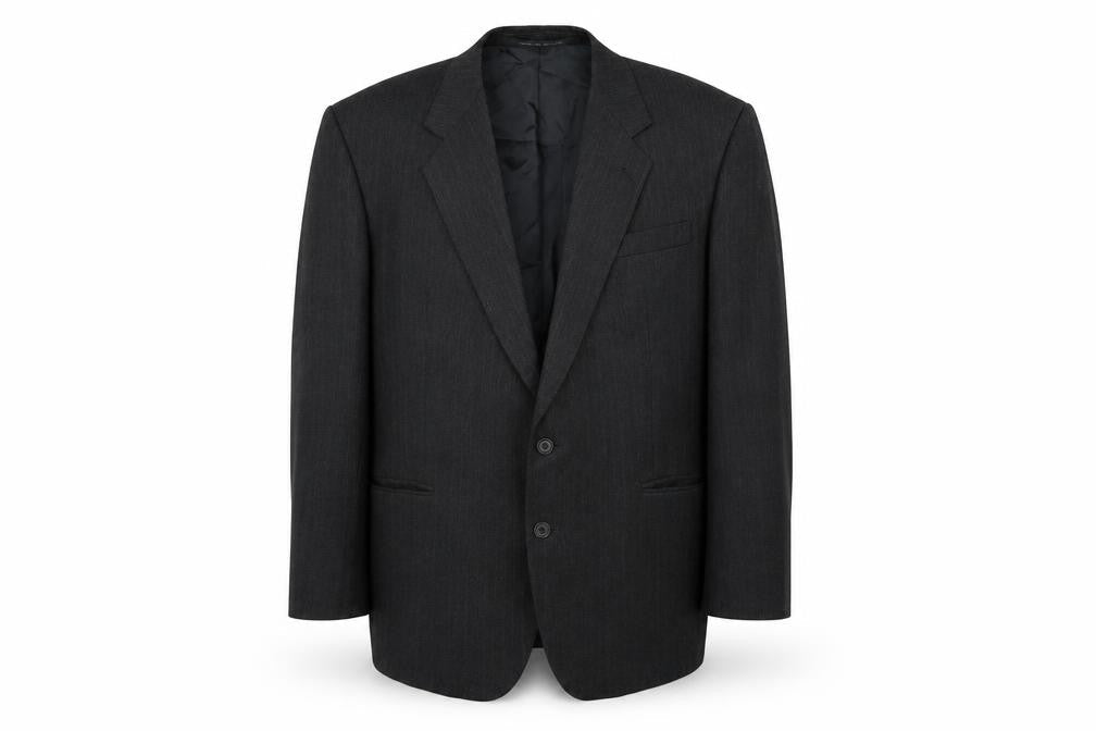 Mens UK Size 46 Preworn Regular Grey Suit Jacket