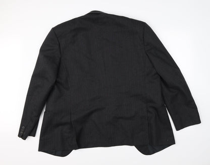 Mens UK Size 46 Preworn Regular Grey Suit Jacket
