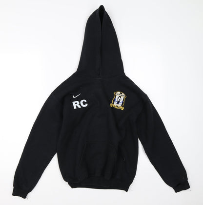 Gildan Boys Black   Pullover Hoodie Size L  - Magpies FC RC Nike