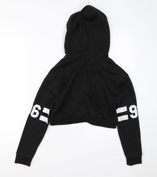 New Look Girls Black   Shrug Hoodie Size 10-11 Years