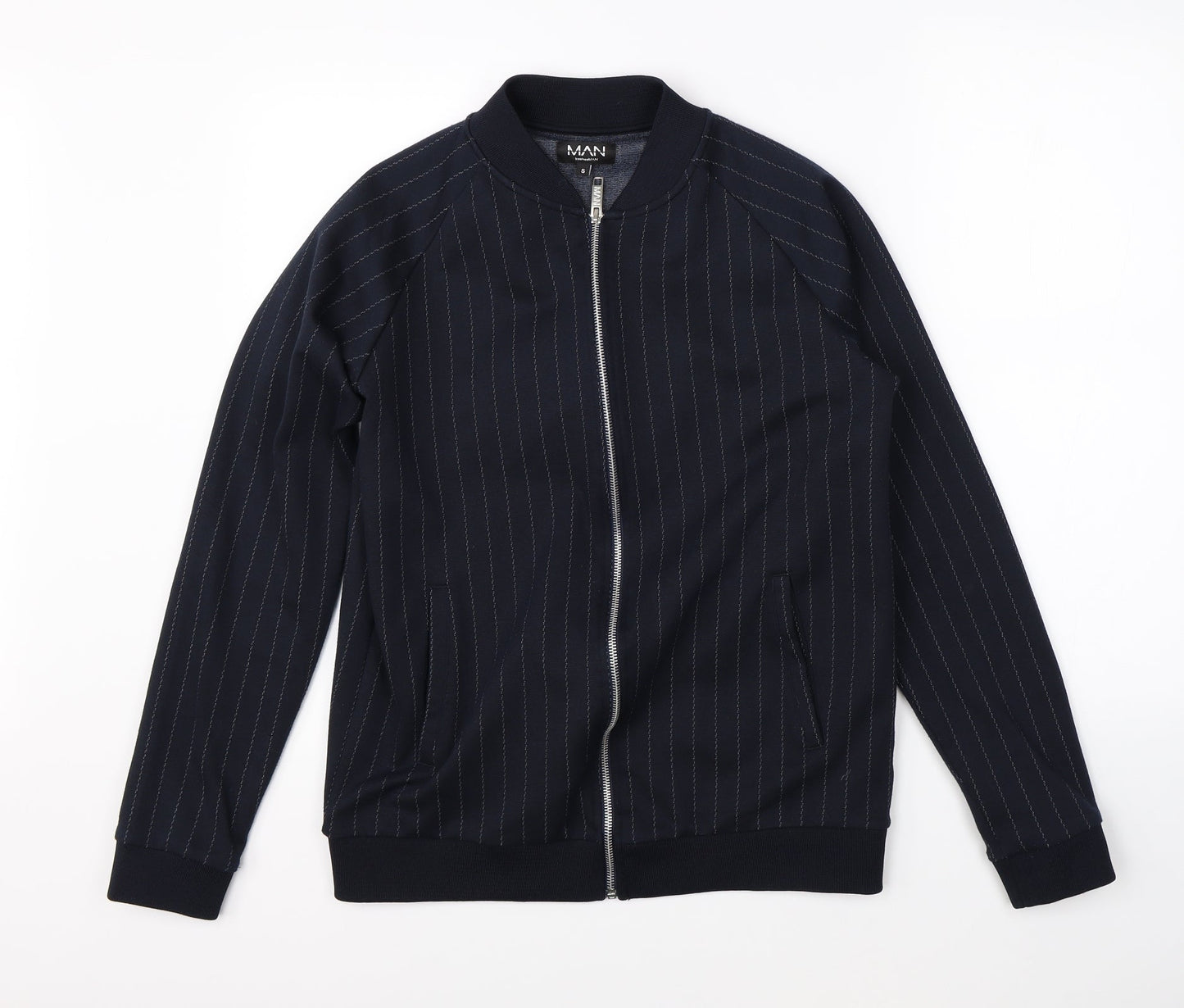 Mens UK Size S Boohoo Blue Jacket