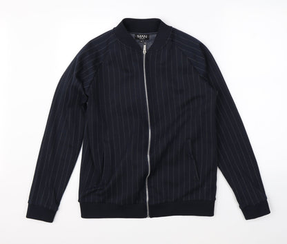 Mens UK Size S Boohoo Blue Jacket