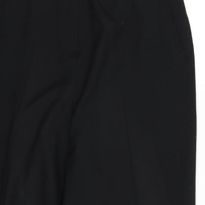 Womens UK Size 20 BHS Regular Fit Dress Pants Black Trousers