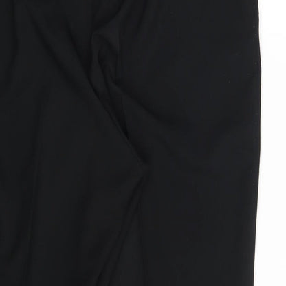 Womens UK Size 20 BHS Regular Fit Dress Pants Black Trousers