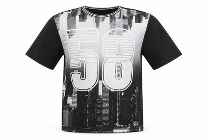 F&F Boys Black   Basic T-Shirt Size 8-9 Years