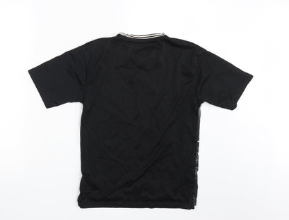 F&F Boys Black   Basic T-Shirt Size 8-9 Years