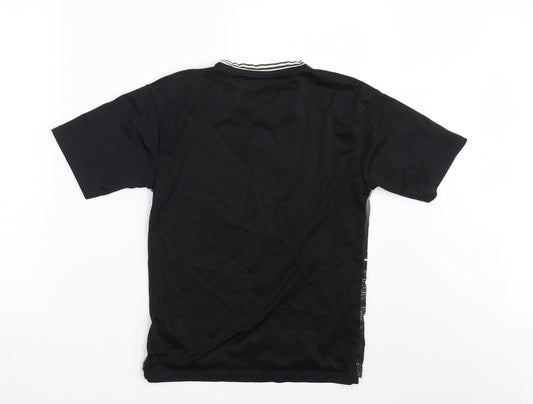F&F Boys Black   Basic T-Shirt Size 8-9 Years