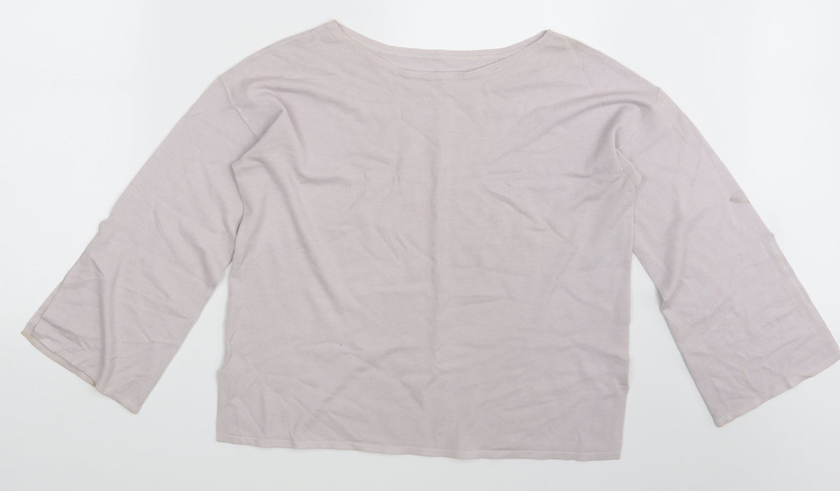 Womens Pink   Pullover Sweatshirt One Size