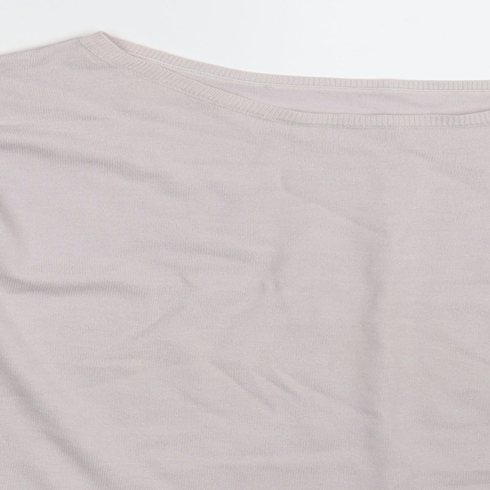 Womens Pink   Pullover Sweatshirt One Size