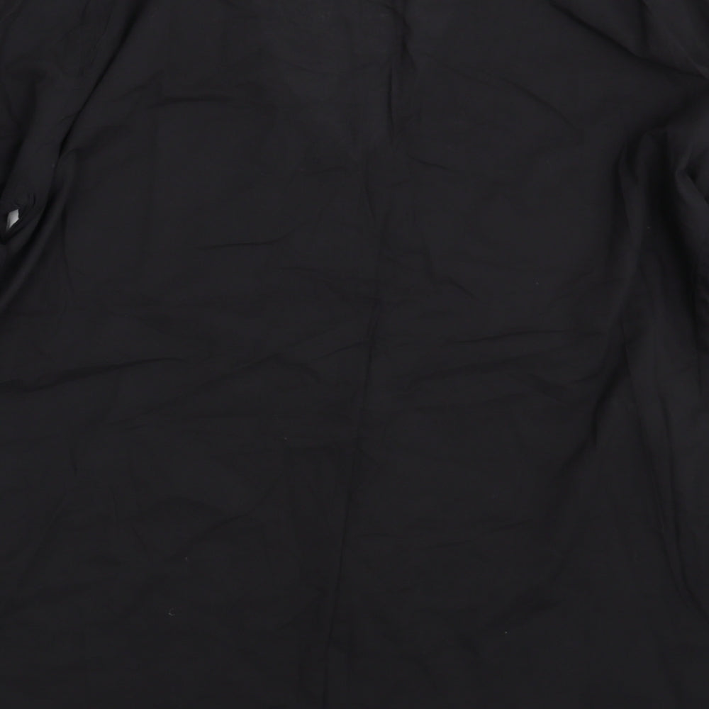 Grabal Alok Womens Black   Shirt Dress  Size L