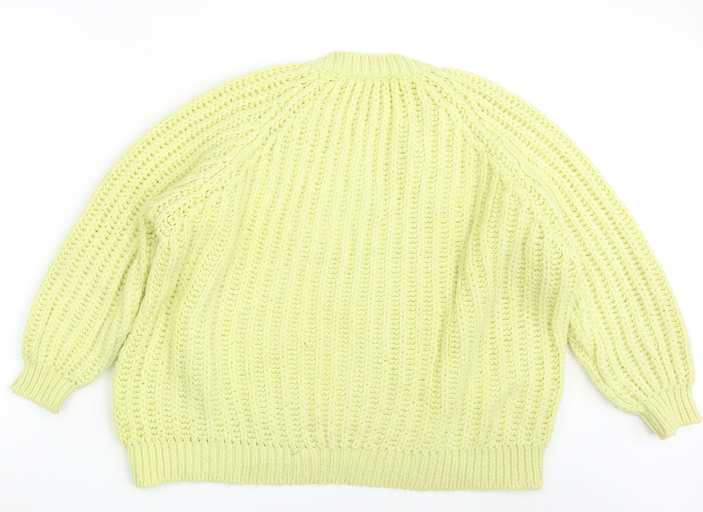 Dorothy Perkins Womens Yellow   Pullover Jumper Size L