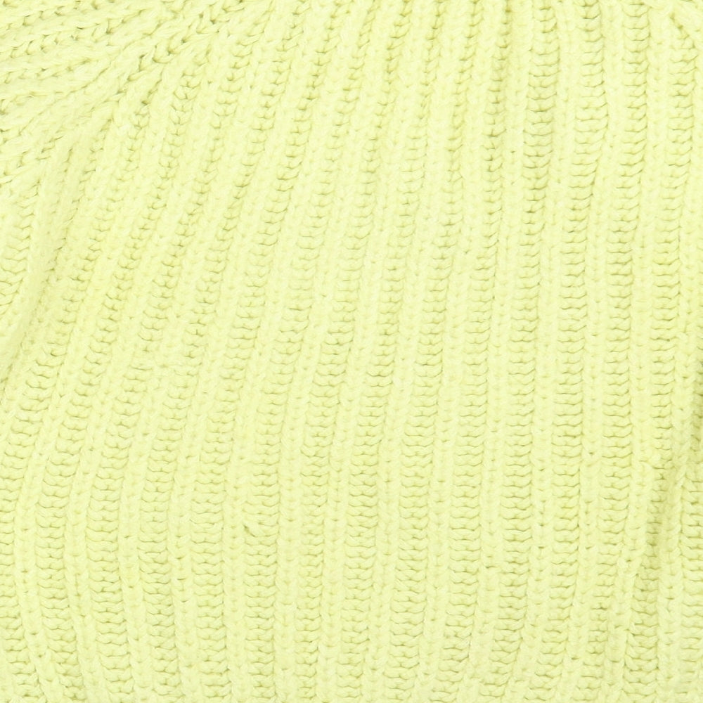 Dorothy Perkins Womens Yellow   Pullover Jumper Size L
