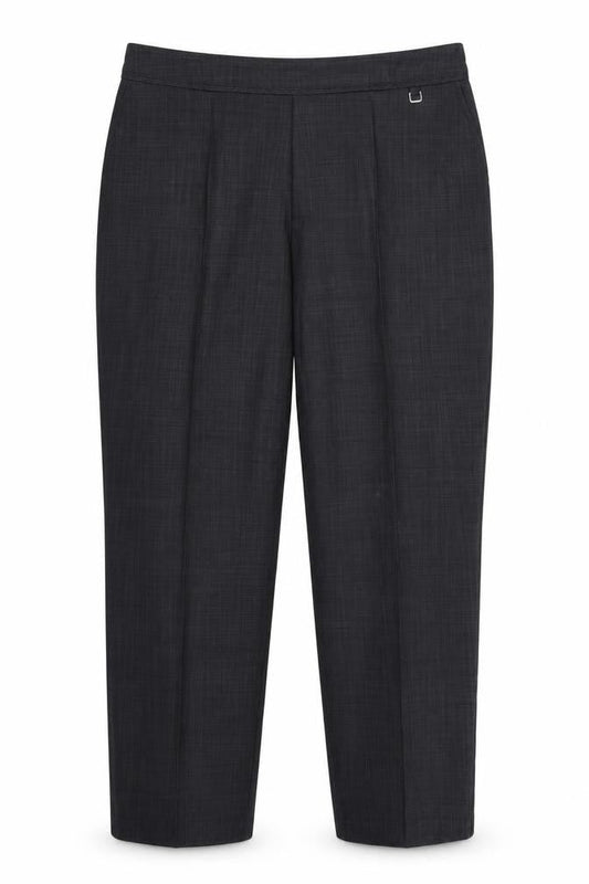 Womens UK Size 18 Classic Regular Fit Dress Pants Grey Trousers