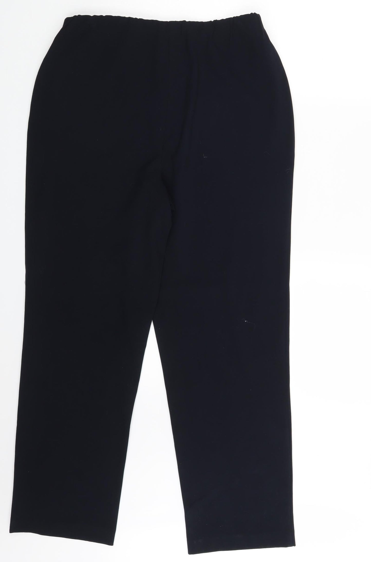 Womens UK Size 14 Isle Regular Fit Dress Pants Blue Trousers