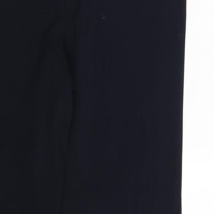 Womens UK Size 14 Isle Regular Fit Dress Pants Blue Trousers
