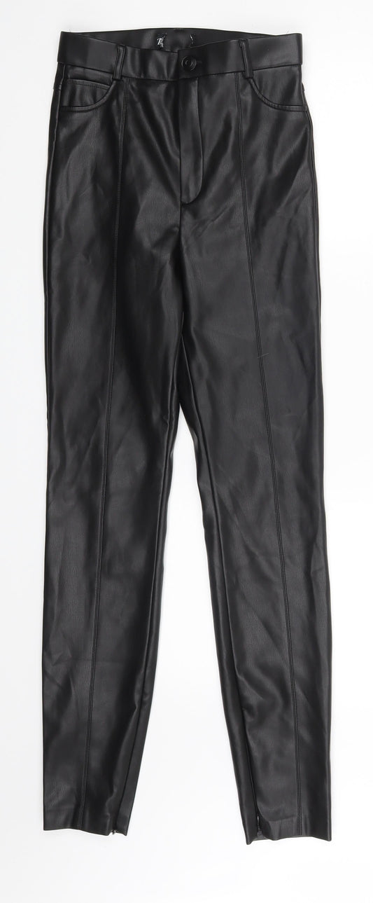 Womens UK Size One Size Preworn  Jegging Black Leggings