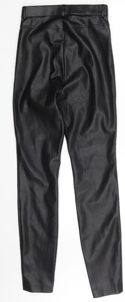 Womens UK Size One Size Preworn  Jegging Black Leggings