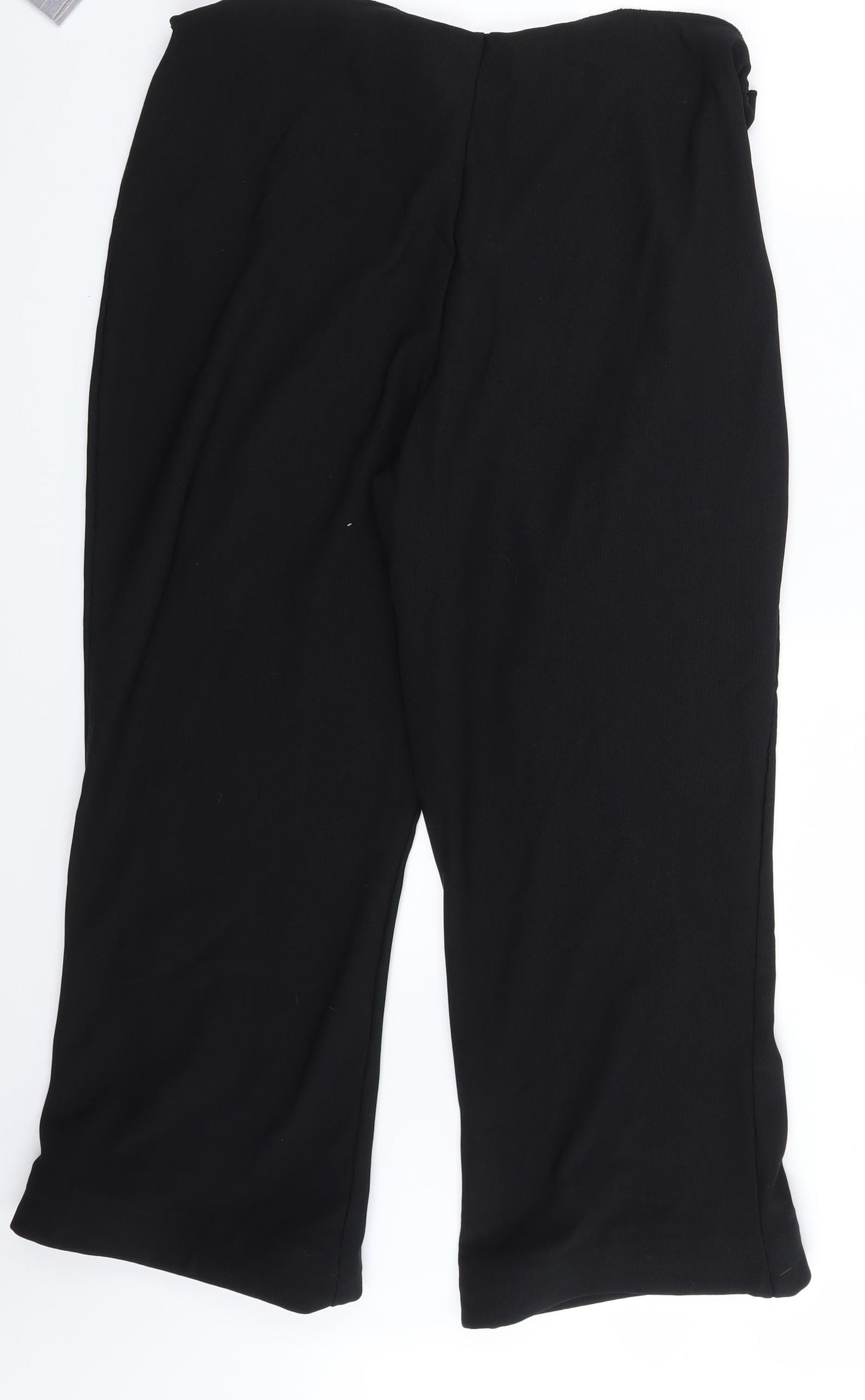 Womens UK Size 20 Sarah Hamilton Regular Fit Sweatpants Black Trousers