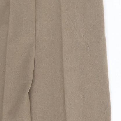 Envy Womens Beige   Dress Pants Trousers Size 14 L23 in