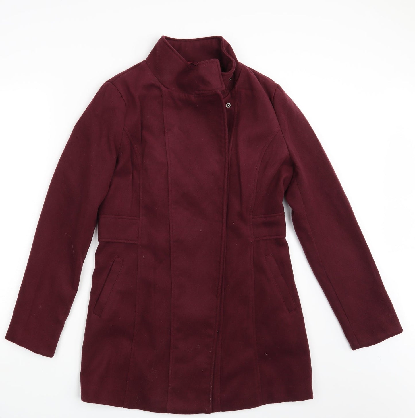 Atmosphere Womens Purple   Overcoat Coat Size 10