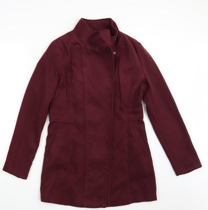 Atmosphere Womens Purple   Overcoat Coat Size 10