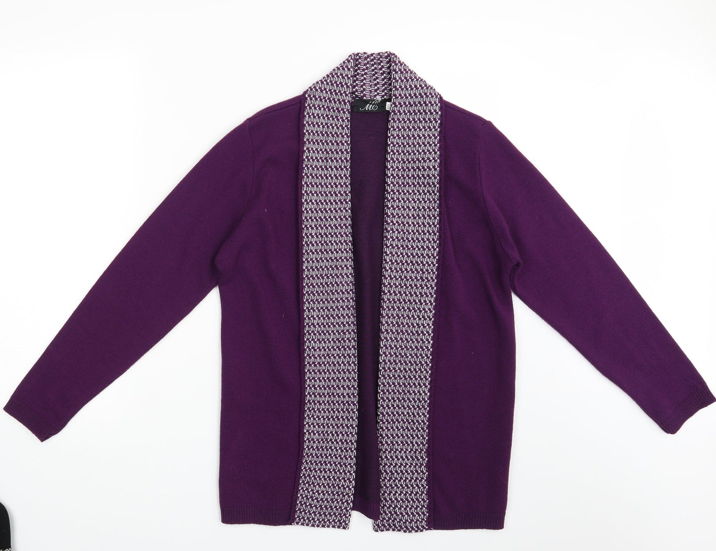 Womens UK Size M ME Purple Cardigan Jumper