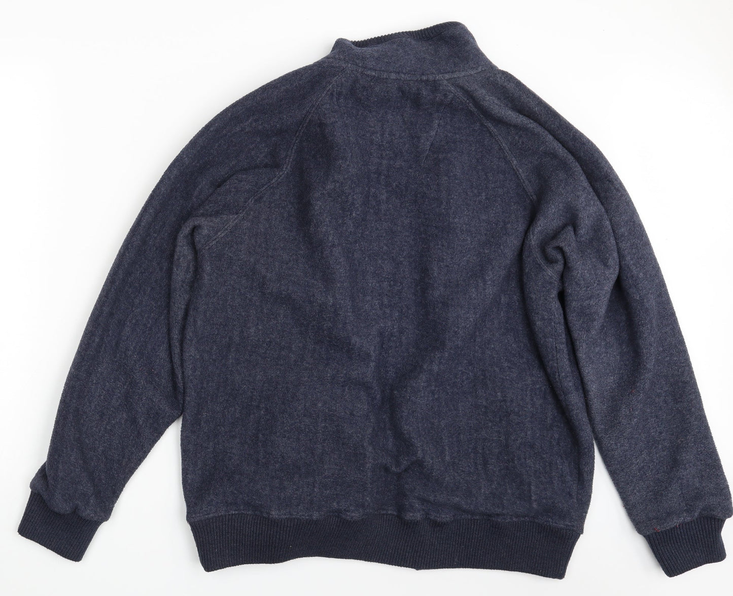 Boston Crew Mens Blue   Full Zip Jumper Size M