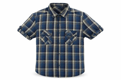 Mens UK Size M Just Jeans Blue  Button-Up Short Sleeve Casual Shirt