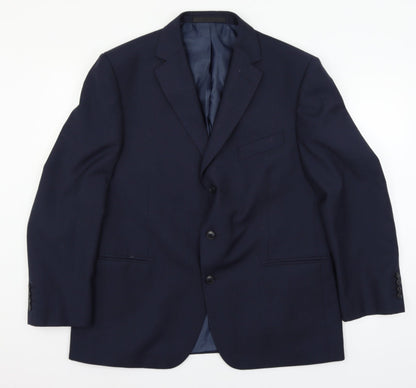 Mens UK Size XL Marks and Spencer Regular Blue Suit Jacket