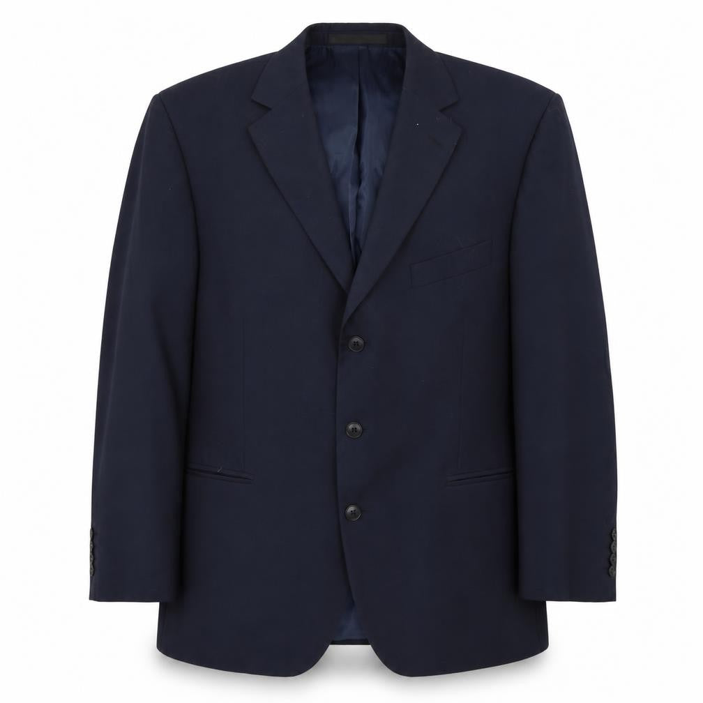 Marks & Spencer Mens Blue Striped  Jacket Suit Jacket Size XL