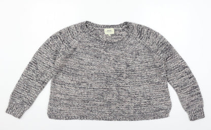 Womens UK Size 14 Papaya Grey Pullover Jumper