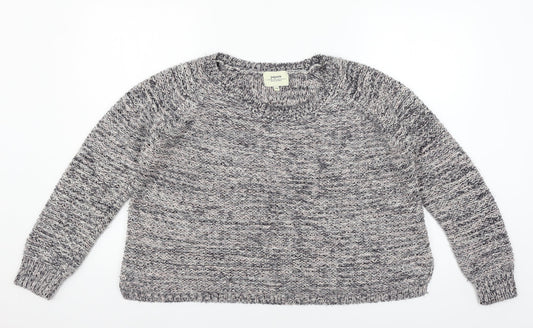 Womens UK Size 14 Papaya Grey Pullover Jumper