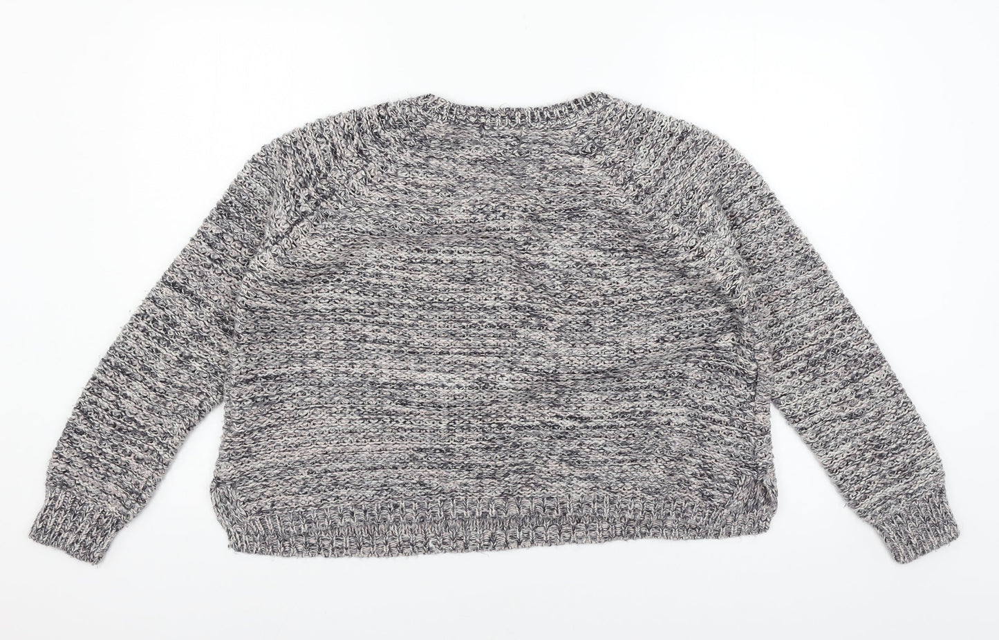 Womens UK Size 14 Papaya Grey Pullover Jumper